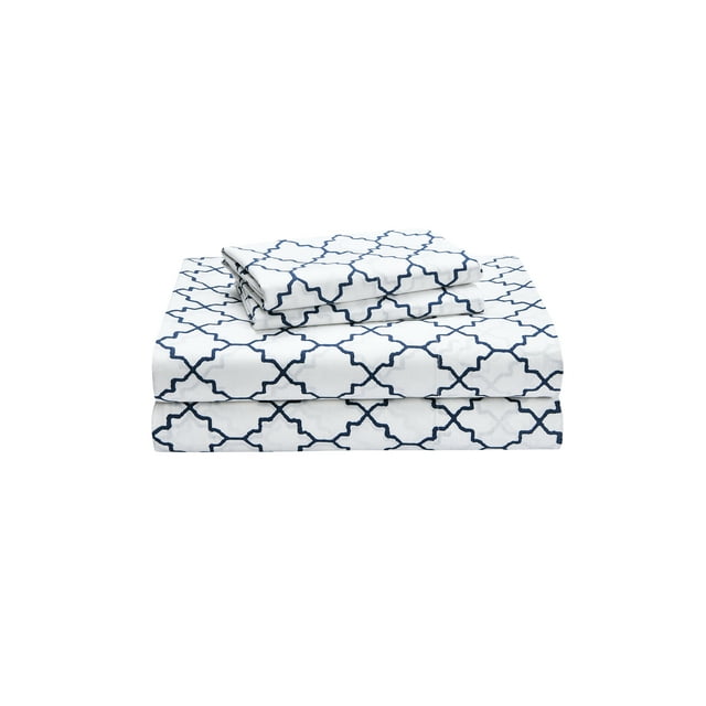 EnvioHome 100 Cotton Queen Sheets Set, Ultra Soft Cotton Bed Sheet, Cozy percale sheets Elastic