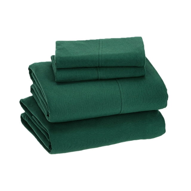Enviohome Jersey Sheets Set Cotton Blend Twin Xl Jersey Bed Sheets Set with Extra Deep Pocket