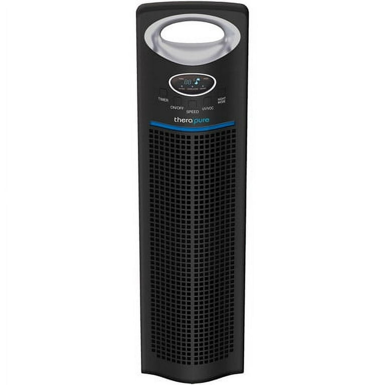 Therapure air purifier with uv light black hepa type filter portable t deals