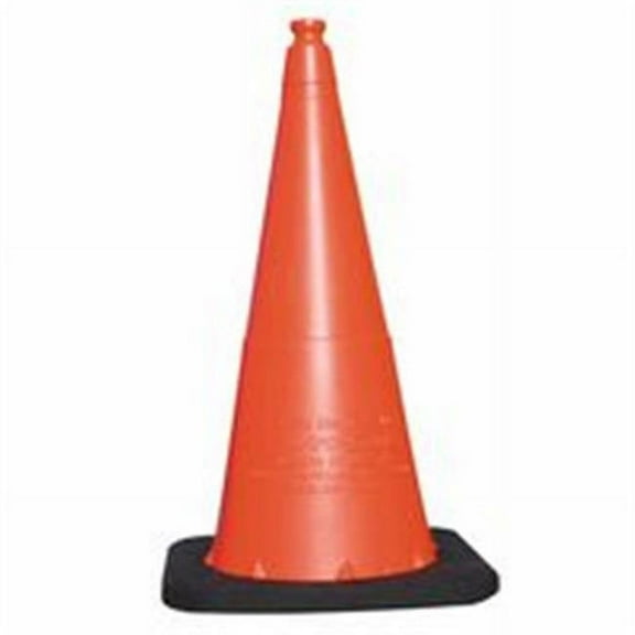 Enviro-Cone Traffic Cone, 28", 7 lb, Orange/Black, 1/Each