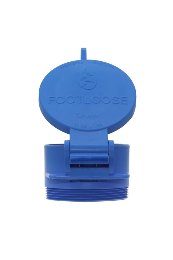 Products: FootLoose RV Site Sewer Cap, 4" Blue Male
