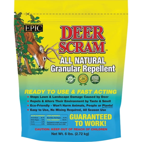 Enviro Protection Deer Scram Organic Deer & Rabbit Repellent - Pack of 10