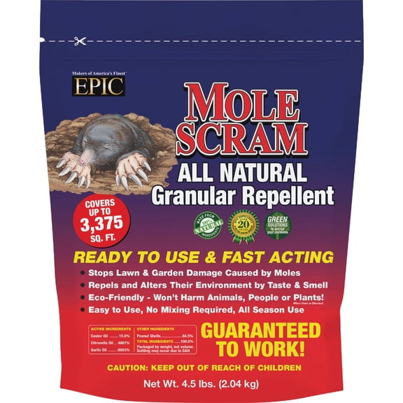 Enviro Protection Mole Scram Organic Mole Repellent - Pack of 2