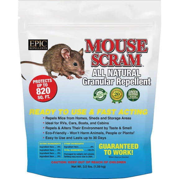 Enviro Protection Mouse Scram Granules Animal Repellent - Pack of 2