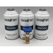 Enviro-Safe EPA Approved, R600a 99.7% Purity 6 oz Refrigerant