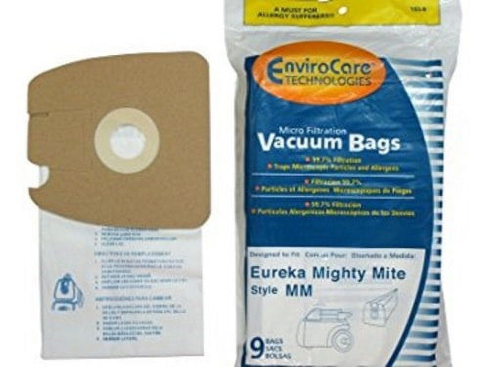 9-Pack Vacuum Bags For Eureka Mighty Mite 3670, 3680 & Sanitaire Canister Vacuums