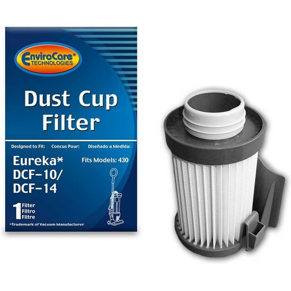 EnviroCare Premium Replacement HEPA Filtration Vacuum Cleaner Filter Designed to fit Eureka DCF-10/DCF-14 Uprights