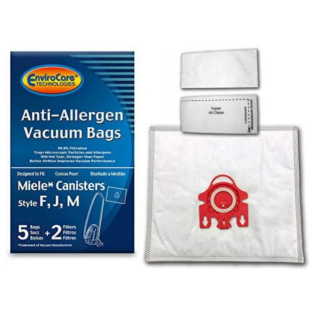 EnviroCare Replacement Bags for Miele F J M Microfiltration Vacuum Bags