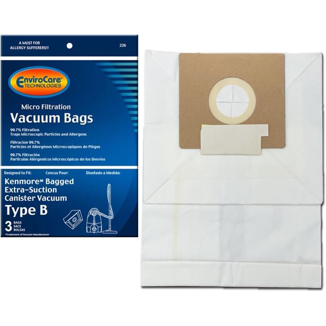 EnviroCare Replacement Micro Filtration Vacuum Bags Designed to Fit