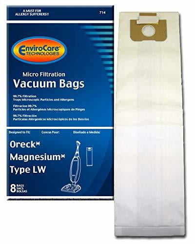 Envirocare Vacuum Cleaner Dust Bags for Oreck Magnesium Type LW Uprights