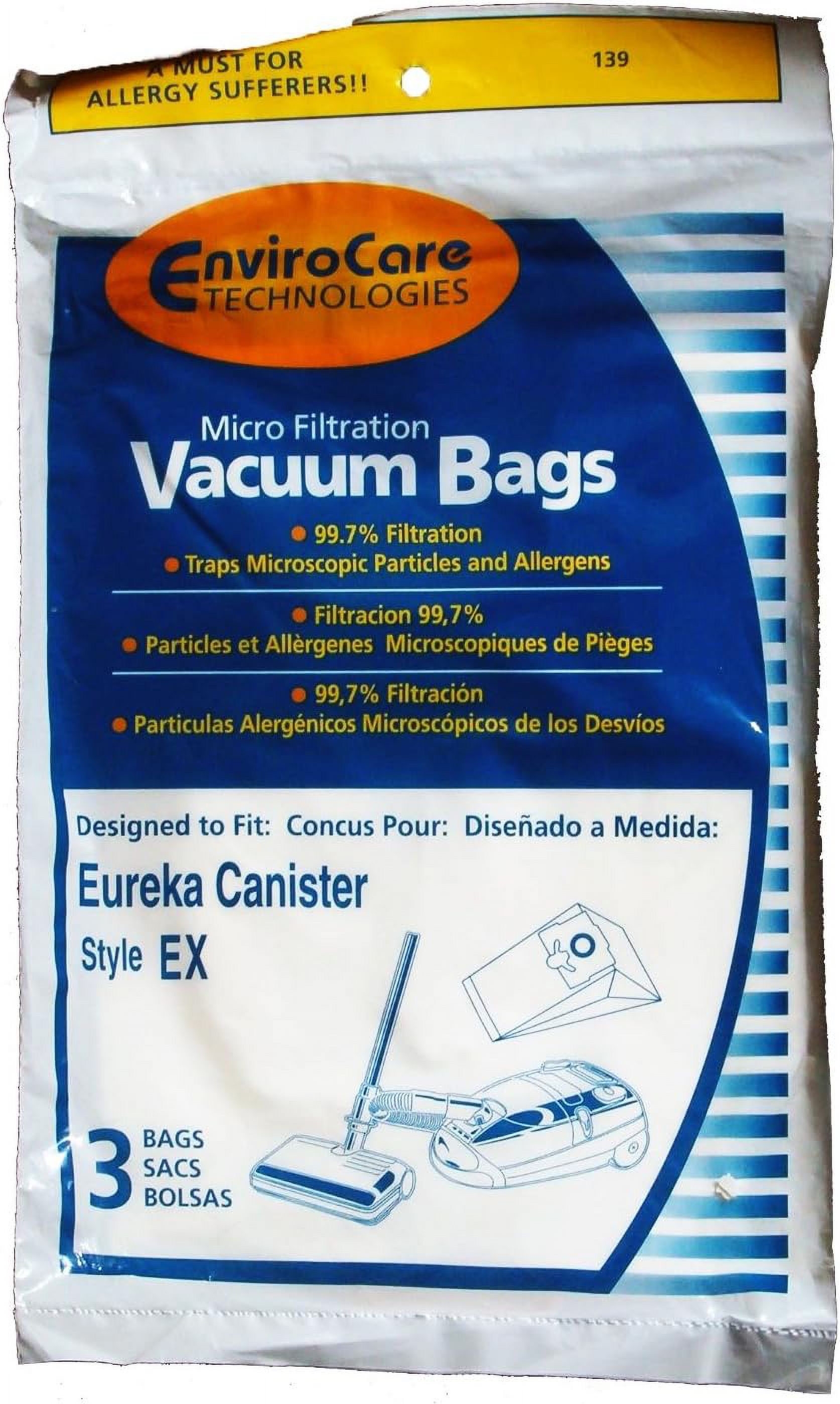 EnviroCare Replacement Micro Filtration Vacuum Cleaner Dust Bags