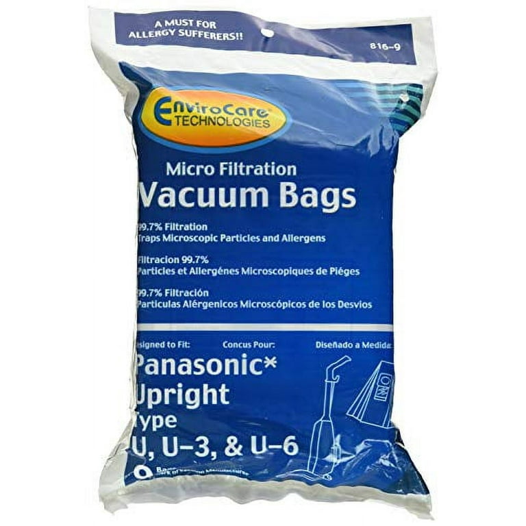Panasonic dust bag top