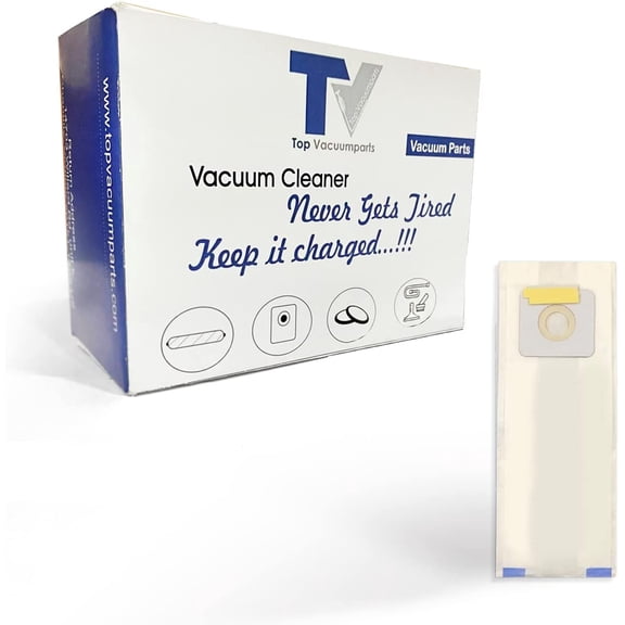 EnviroCare Replacement Part Micro Filtration Vacuum Cleaner Dust Bags for Panasonic Types 3, U-6-9 Pack, White