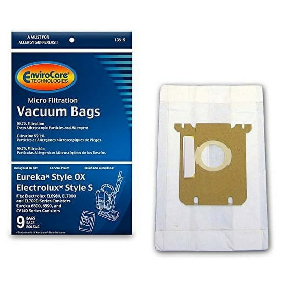EnviroCare Replacement Vacuum Bags for Electrolux Style S & OX Harmony Canister