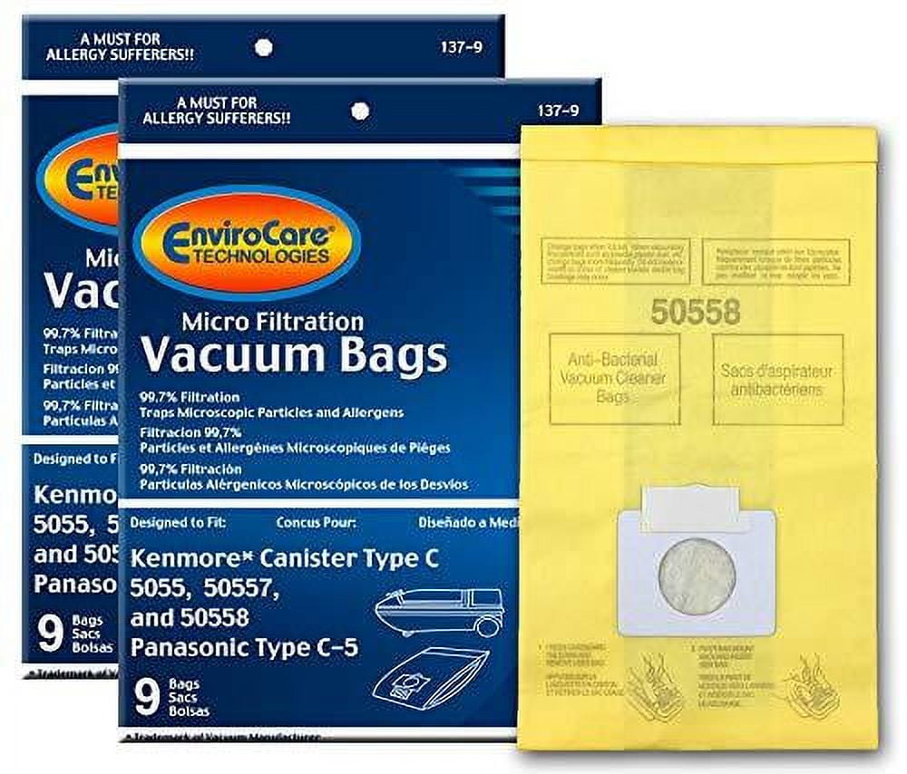 EnviroCare Replacement Vacuum Bags for Kenmore Canister Type C or Q
