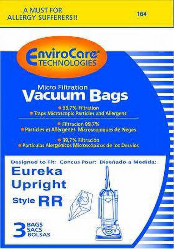 EnviroCare Replacement Vacuum Cleaner Bags for Eureka Type RR - 3 Pack