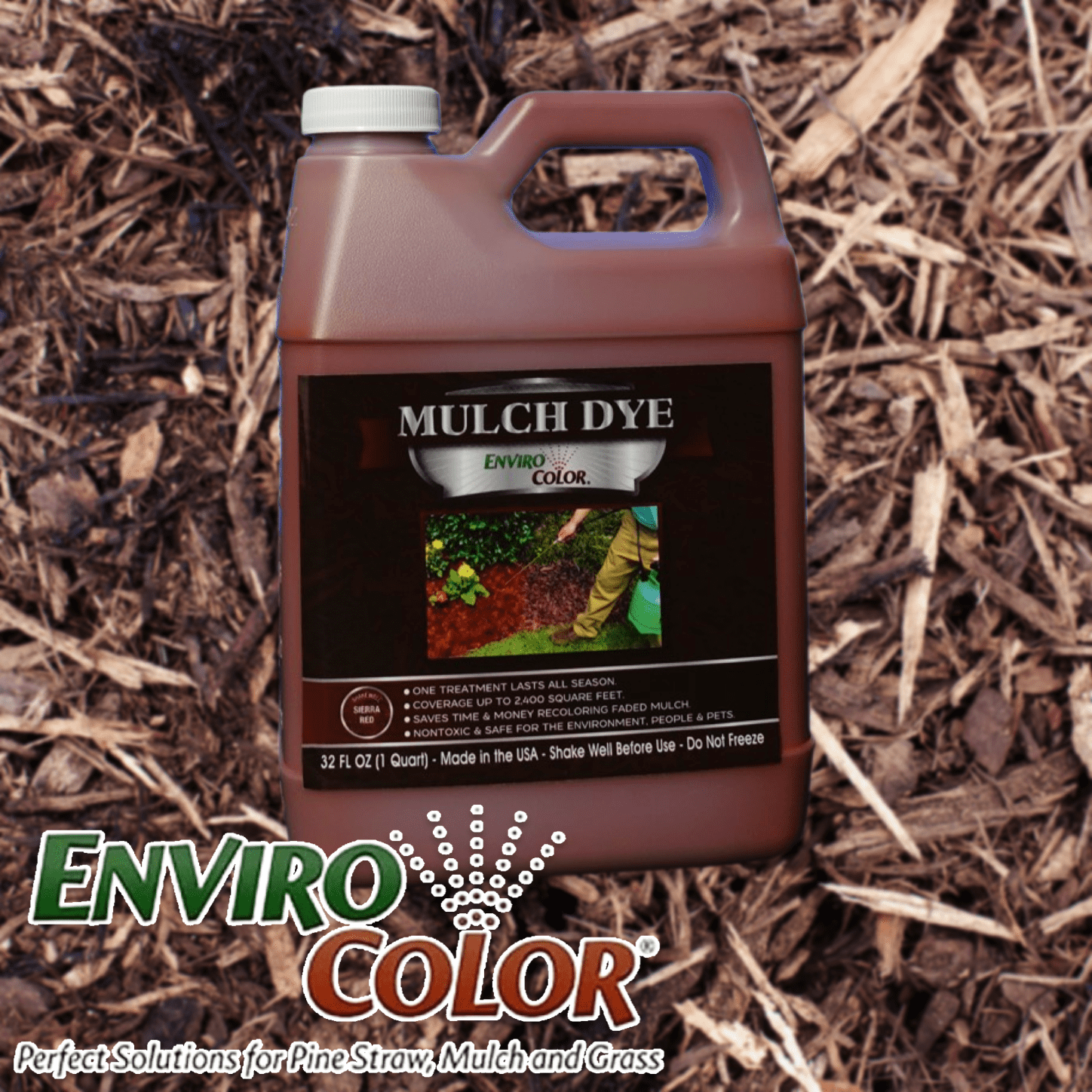 EnviroColor 2,400 Sq. Ft. Sierra Red Mulch Color Concentrate 