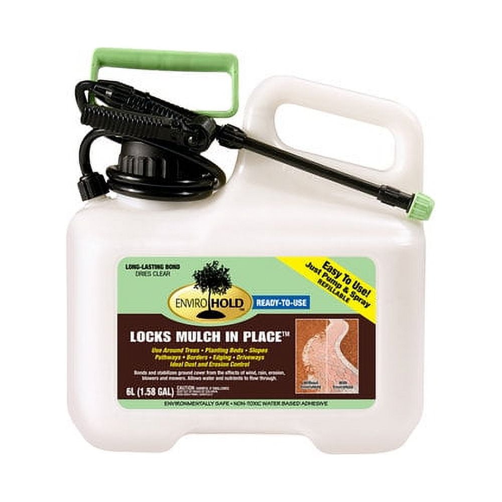 SuperMax Mulch Glue Spray - Mulch Lock - Rock Glue - Fast Drying - Long  Lasting
