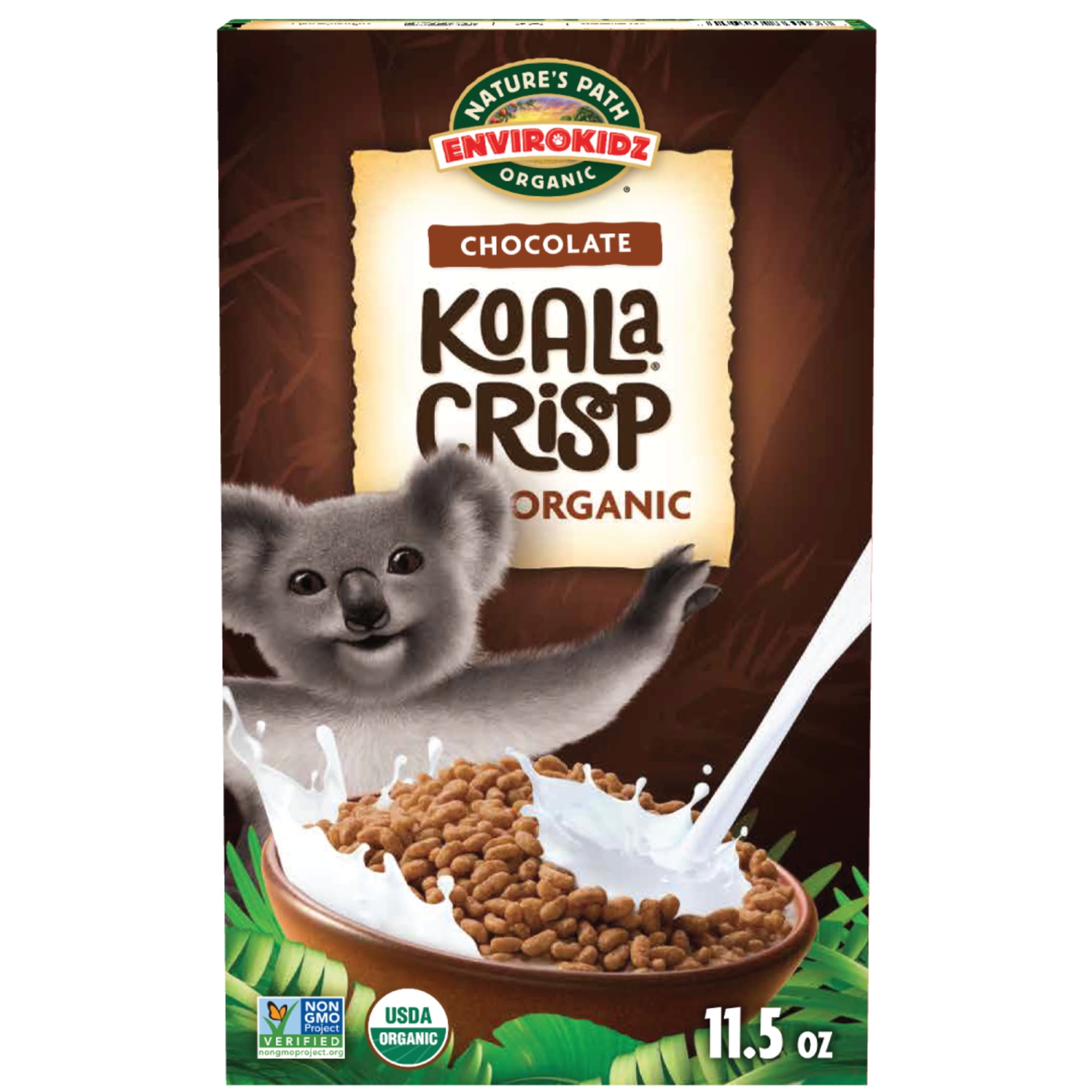 EnviroKidz Organic Breakfast Cereal, Koala Crisp, 11.5 oz Box