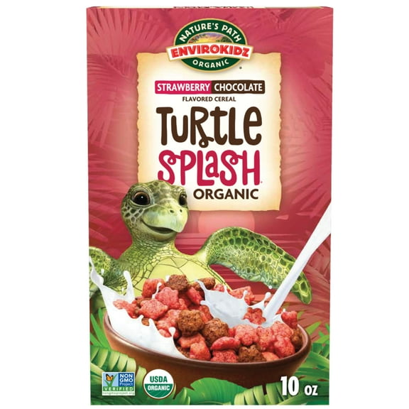 EnviroKidz Organic Breakfast Cereal, Turtle Splash, 10oz Box