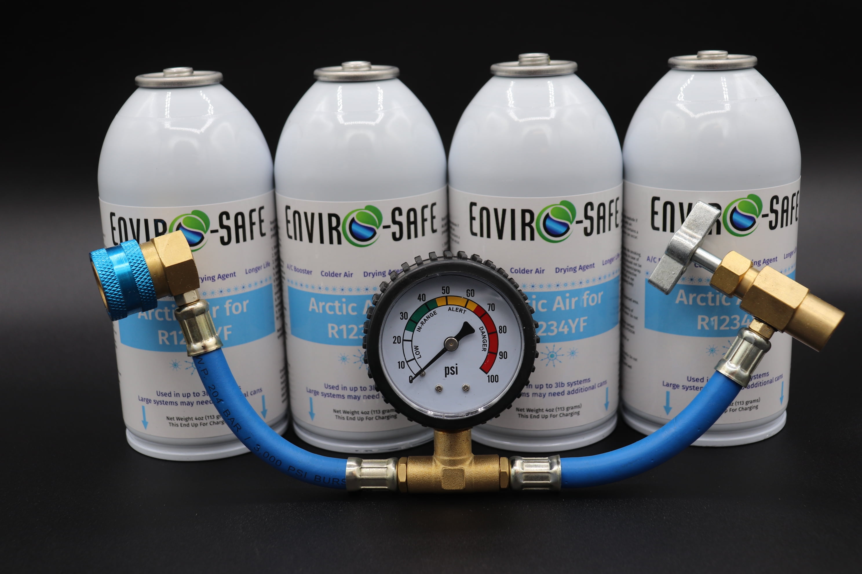 EnviroSafe Arctic Air R1234yf Refrigerant Support Drying Agent Colder Air (4 Pack)