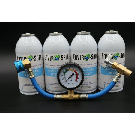 EnviroSafe Arctic Air R1234yf Refrigerant Support Drying Agent Colder Air (4 Pack)