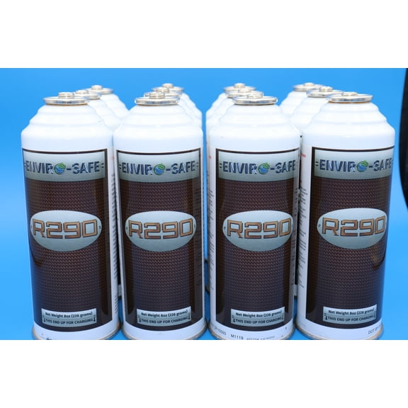 EnviroSafe R-290 Flammable Automotive Refrigerant, 12 Pack