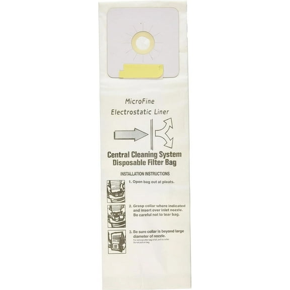 Envirocare 3 Pack Central Vacuum Cleaner Bags