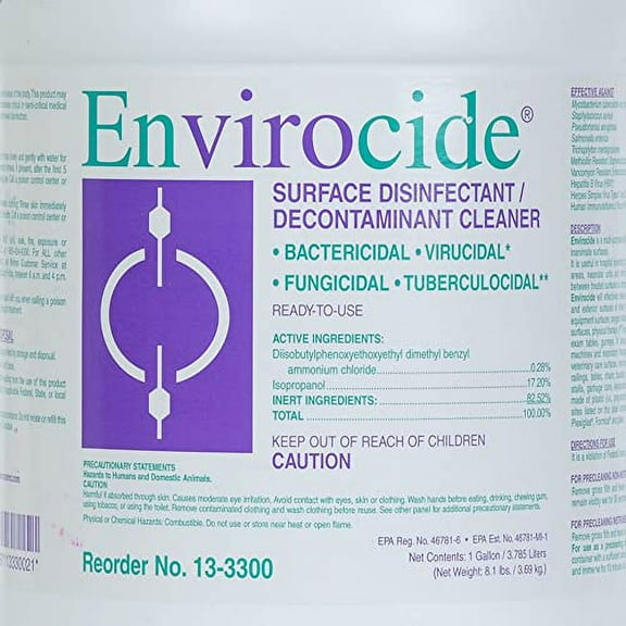 Envirocide Surface Disinfectant Cleaner Gallon