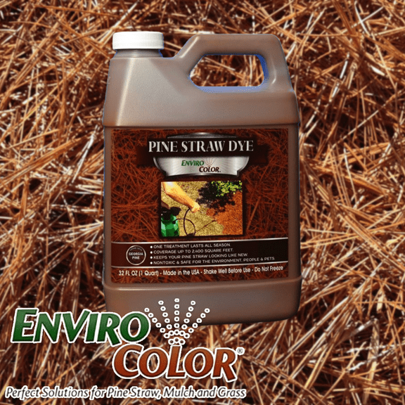 Envirocolor l Georgia Straw Pine Dye 32 oz Treats 2,400 Ft