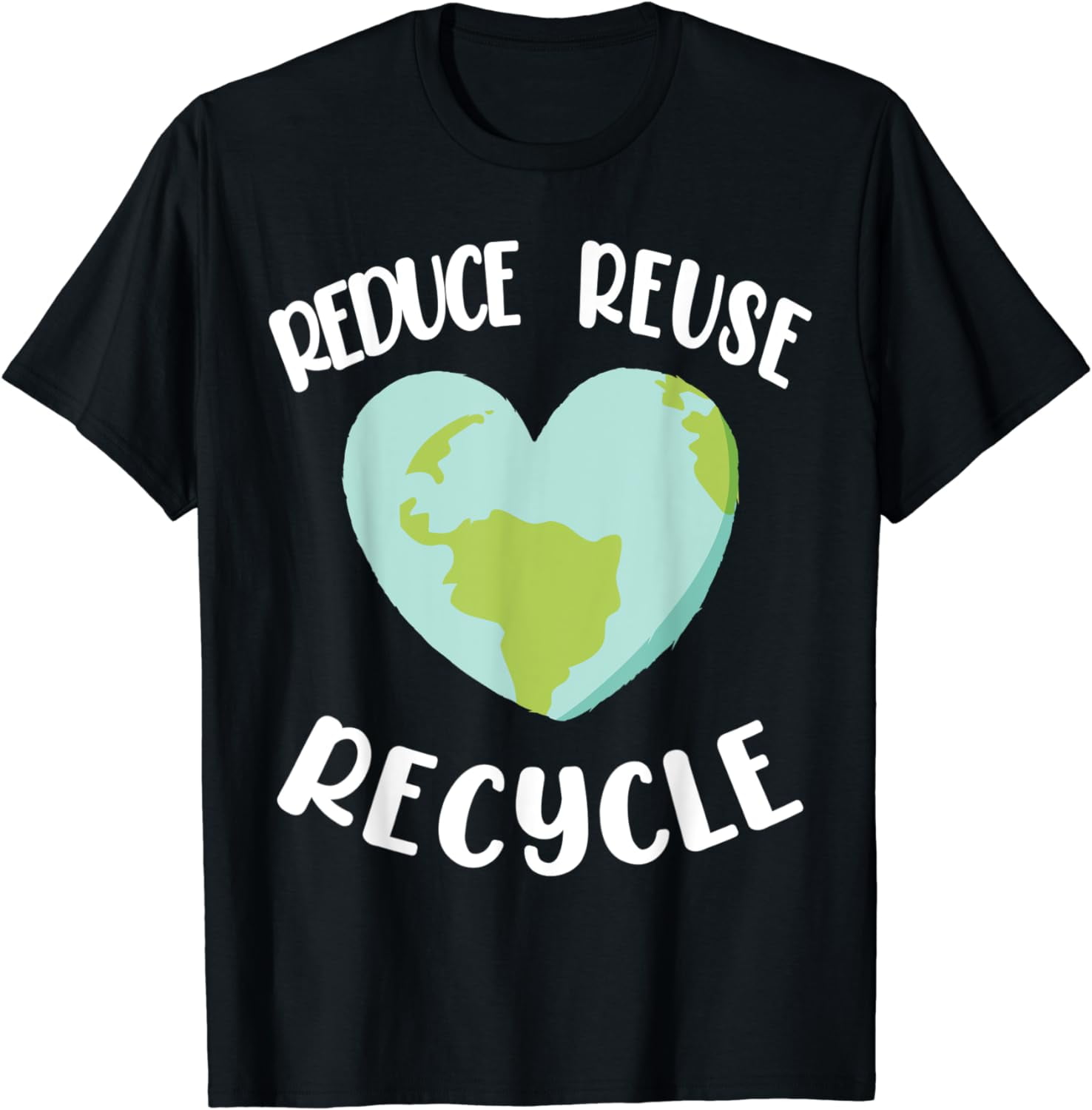 Environment Earth Day - Reduce Reuse Recycle T-Shirt - Walmart.com