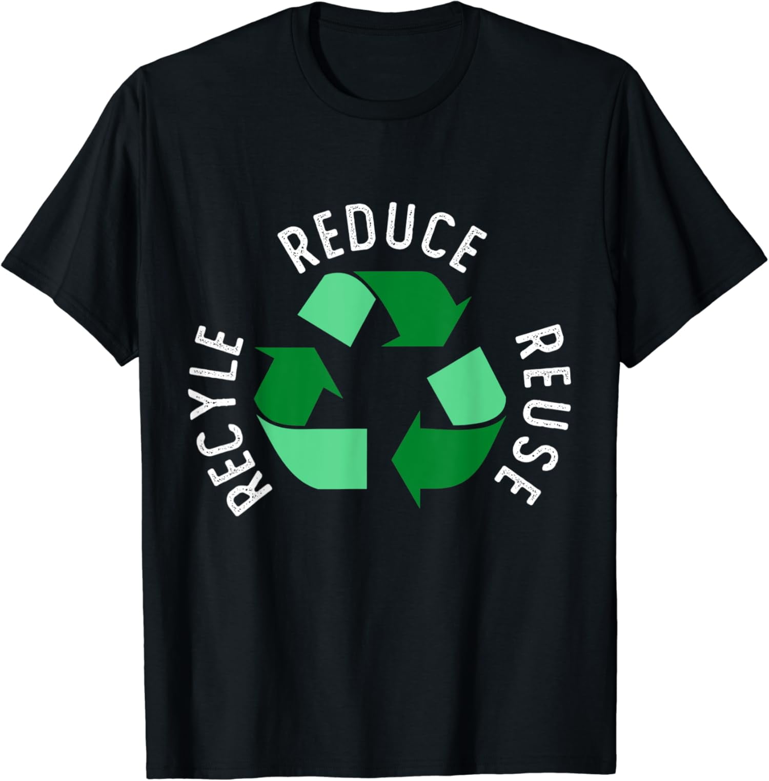 Environment Earth Day - Reduce Reuse Recycle T-Shirt - Walmart.com