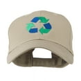 thumbnail image 1 of Environment Friendly Recycle Logo Embroidered Cap - Khaki OSFM, 1 of 5