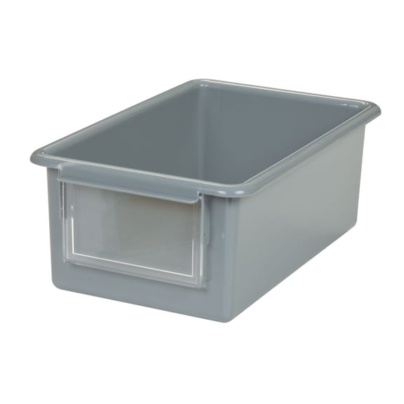 Environments GemLuxe Easy Label Bin - Grey