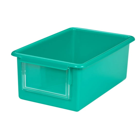 Environments GemLuxe Easy Label Bin - Turquoise