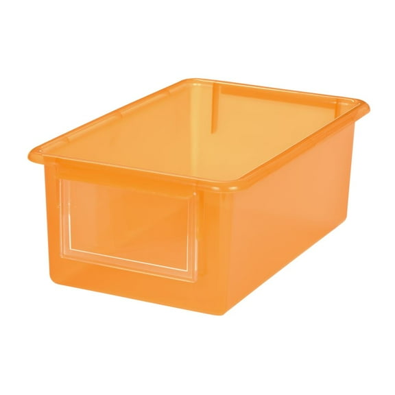 Environments LucentLuxe Easy Label Bin - Orange