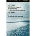 thumbnail image 1 of Environment &amp; Management Definite a System to Support Decisions on a Finite Set of Alternatives User Manual, Book 3, (Hardcover), 1 of 1