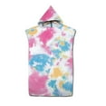 thumbnail image 1 of Environmental Friendly Wearable Printed Pattern Quick Dry Changing Robe Bath Bathrobe Towel Adult Beach Towel Hooded Poncho 2, 1 of 8