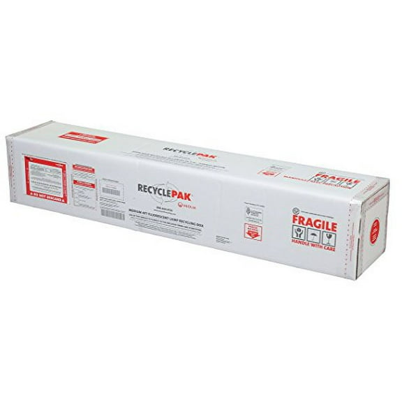 Environmental Services SUPPLY-043 Recycle Pak Prepaid Lamp Recycling Box, 8.5 X 8.5 X 48", 1.5" x 49.6" x 9.25"