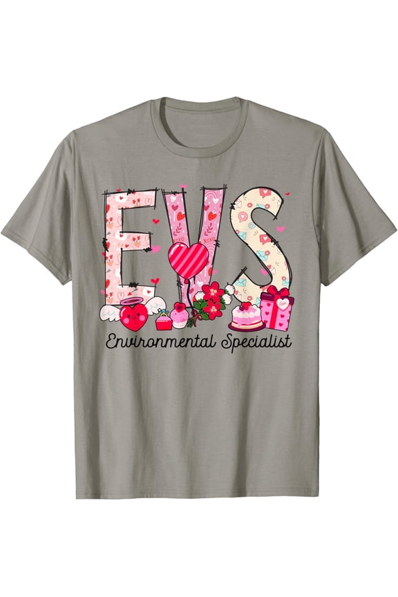 Environmental Specialist EVS Love Day T-Shirt