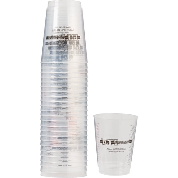Environmental Technology Mixing Cup Set - Disposable, 10 oz - Pack of 25