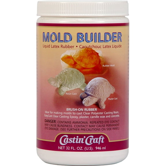 Environmental Technology Mold Builder Liquid Latex, 32 oz.