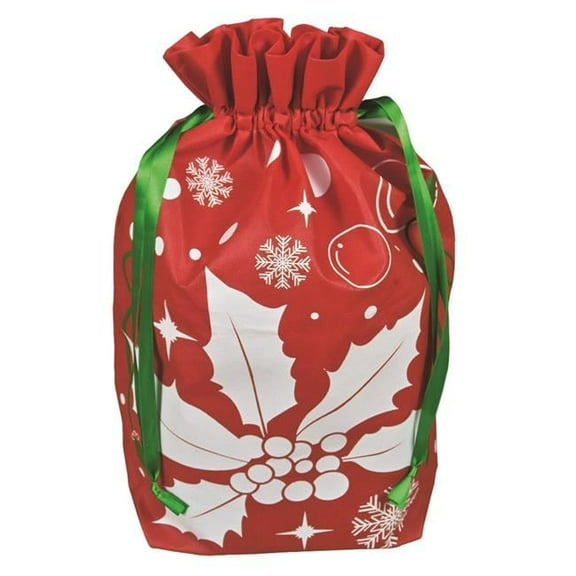 Environmentally Friendly Holiday Gift Bag Large - Red