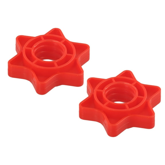 Environmentally Friendly Nut Barbell Bar Clips For 1 Standard Weight Lifting Barbells Spin Lock Screw Dumbbell Collars Red Fangkenuo