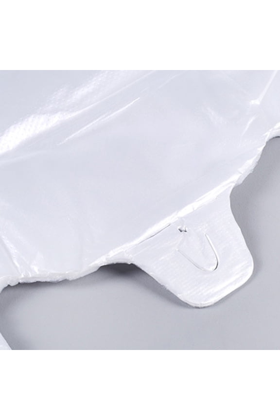 Transparent Food Bags Environmentally Friendly White for Storage 50Pcs