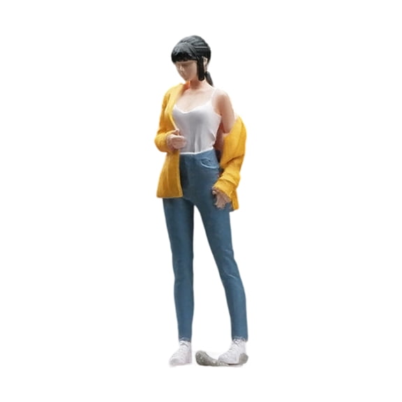 Environmentally Safe Miniature Resins Characters 1/64 Scale Painted Detail Figure For Craft Projects And Toy Displays