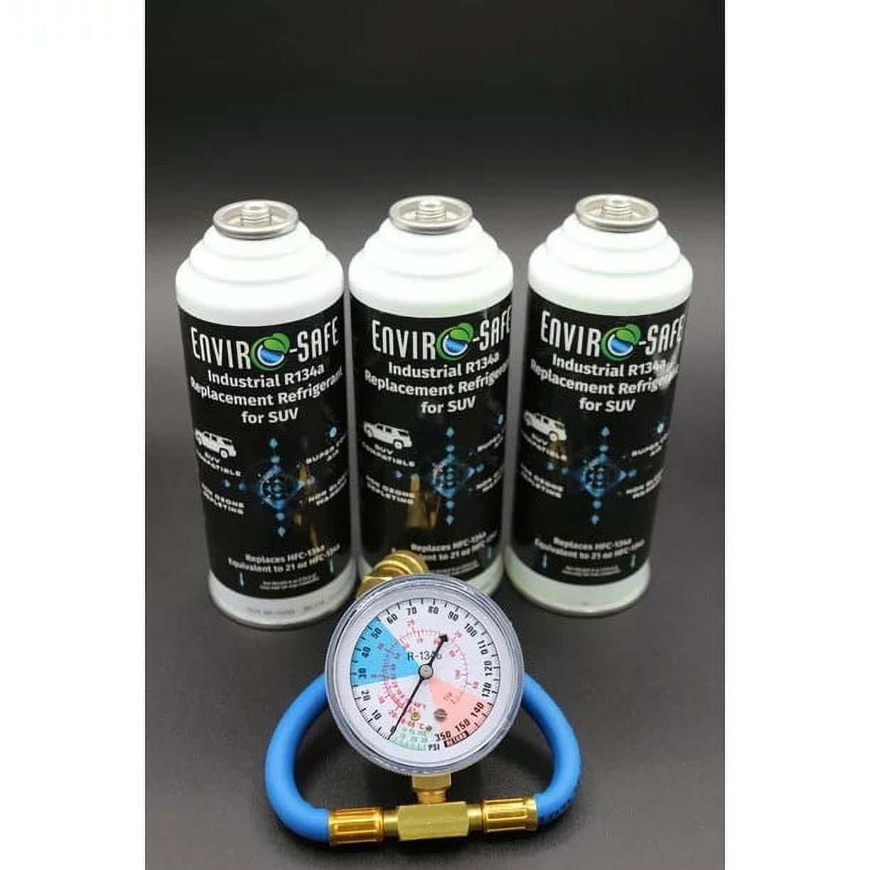 EnviroSafe R134a Industrial Replacement 21 oz Automotive Refrigerant (3 Pack)