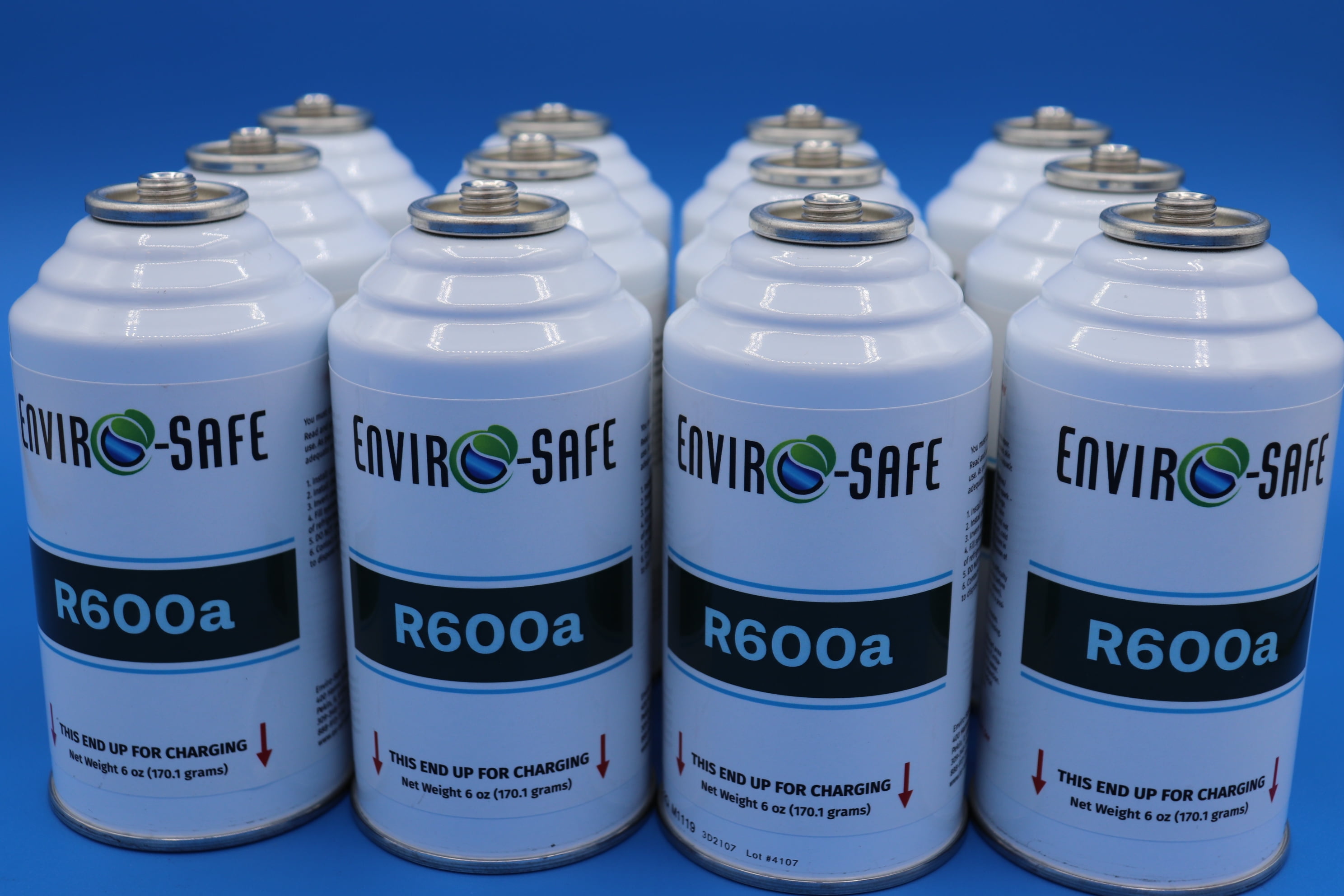 EnviroSafe R600a Refrigerant 6 oz Automotive Refrigerant (12 Pack)