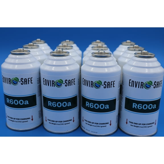 EnviroSafe R600a Refrigerant 6 oz Automotive Refrigerant (12 Pack)