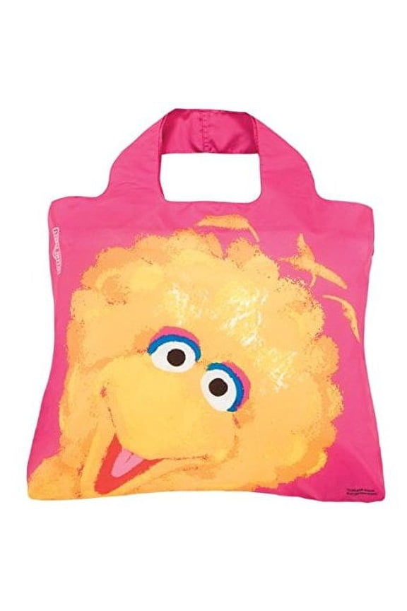 Sesame Street Kids Reusable Shopping Bag - Big Bird Pink